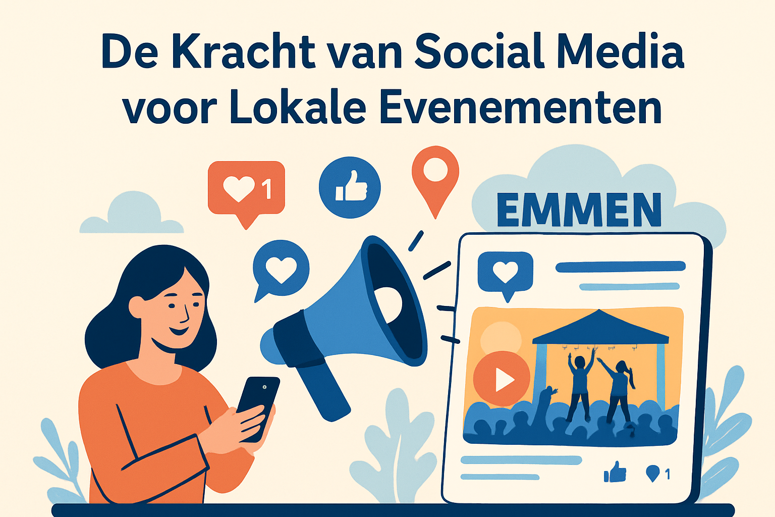 De rol van social media marketing voor lokale evenementen in Emmen en omgeving