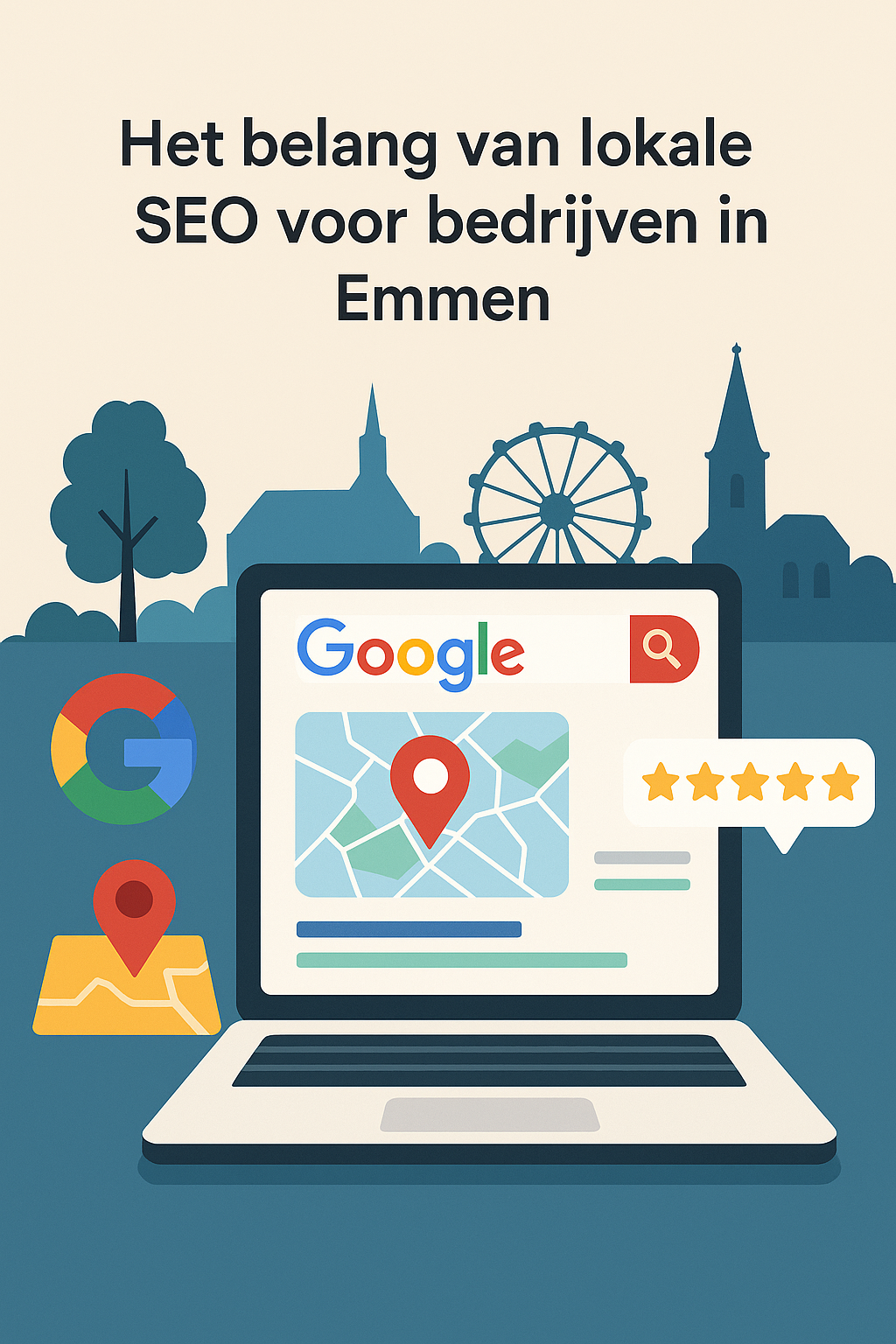 Het belang van lokale SEO voor bedrijven in Emmen: Strategieën voor meer zichtbaarheid in de regio