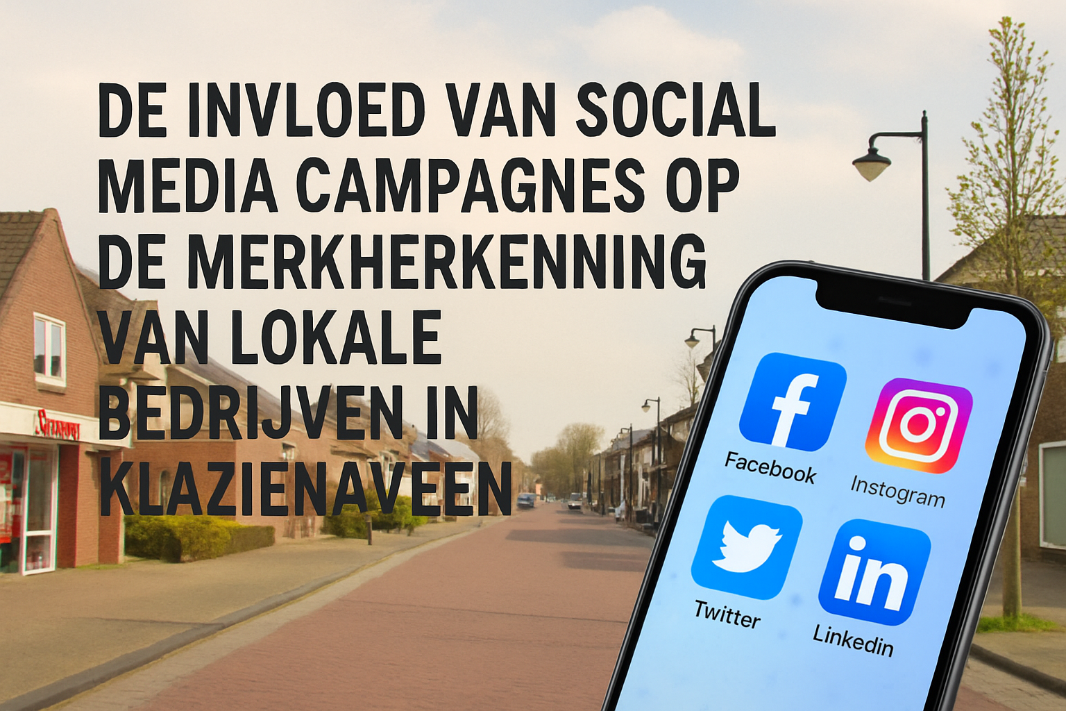 De invloed van social media campagnes op de merkherkenning van lokale bedrijven in Klazienaveen