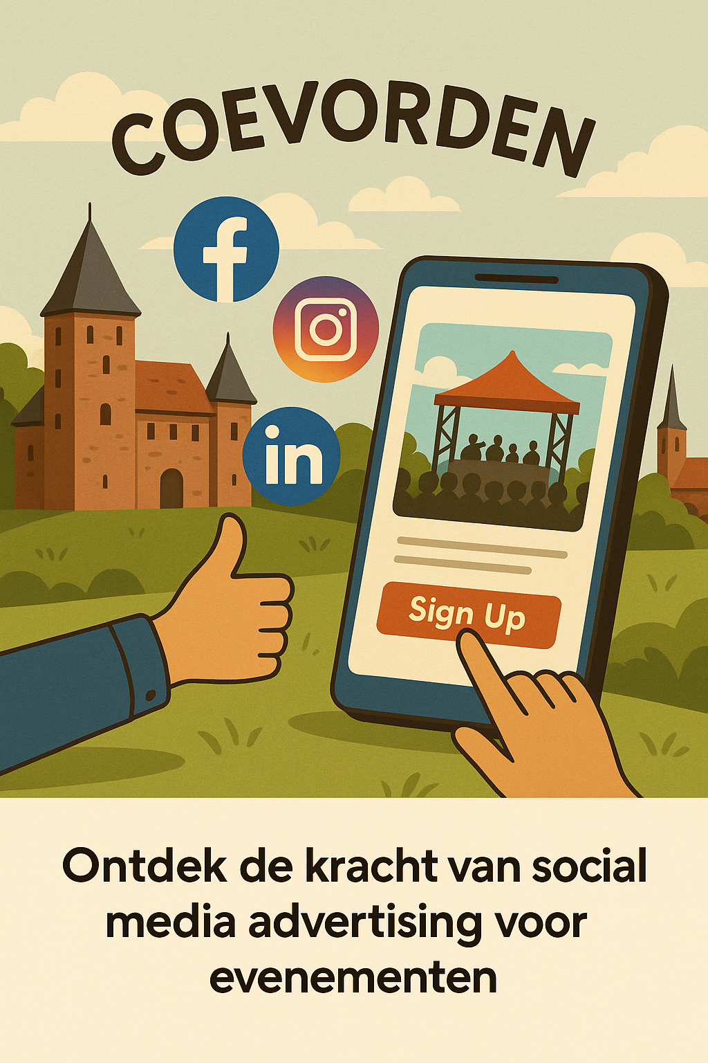 De voordelen van social media advertising voor lokale evenementen in en rondom Coevorden