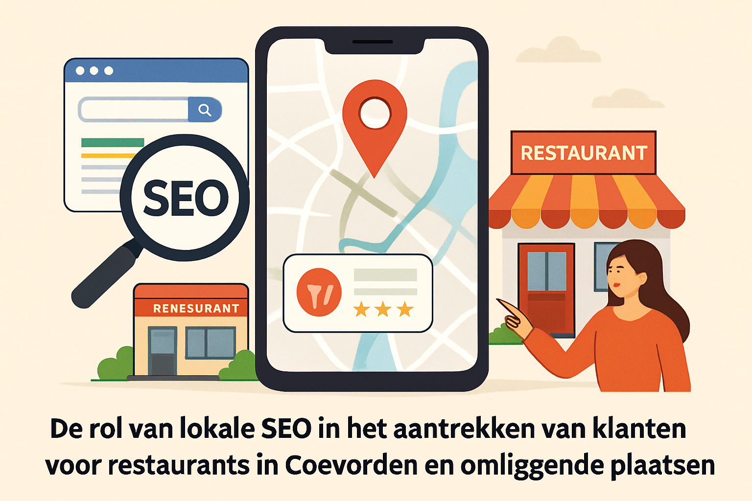 De rol van lokale SEO in het aantrekken van klanten voor restaurants in Coevorden en omliggende plaatsen