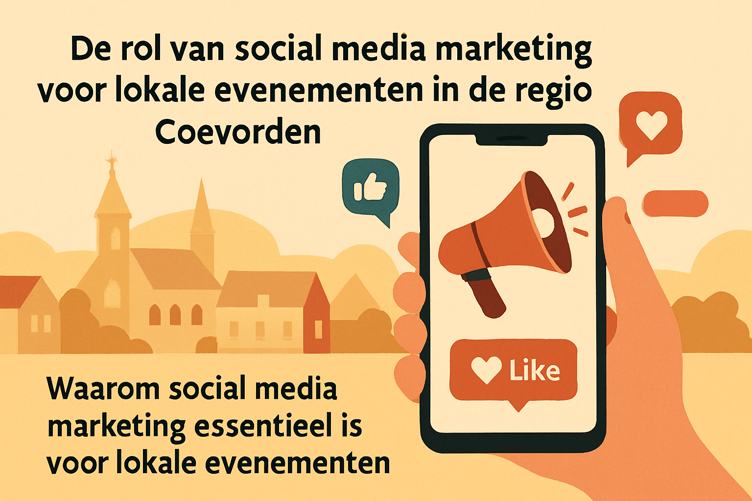 De rol van social media marketing voor lokale evenementen in de regio Coevorden