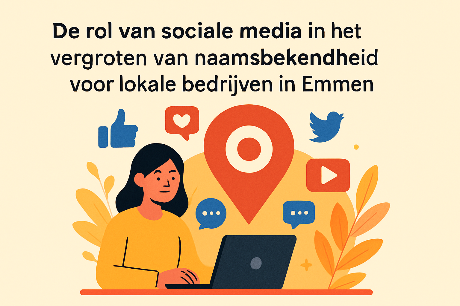De rol van sociale media in het vergroten van naamsbekendheid voor lokale bedrijven in Emmen