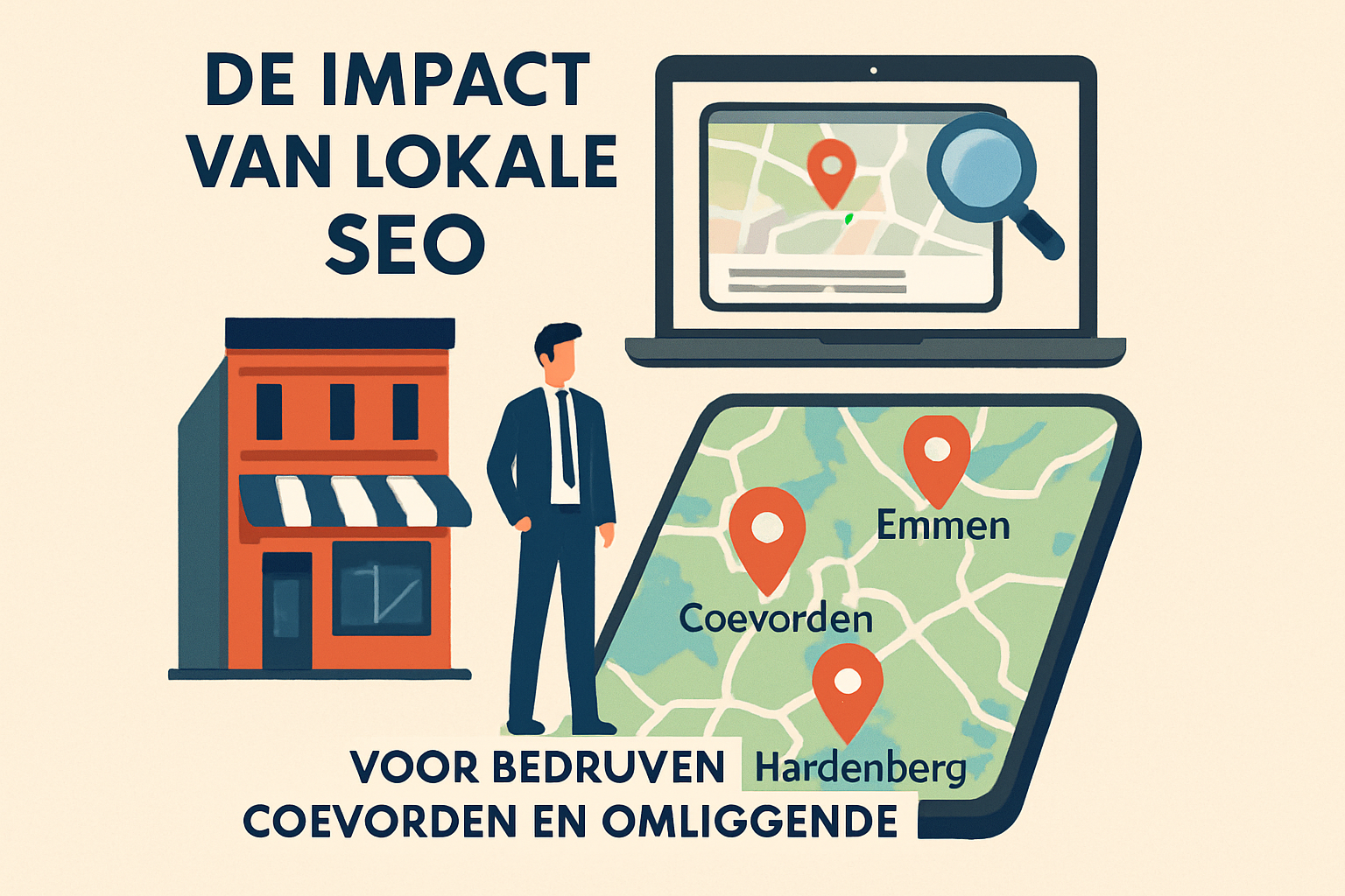 De impact van lokale SEO voor bedrijven in Coevorden en omliggende steden
