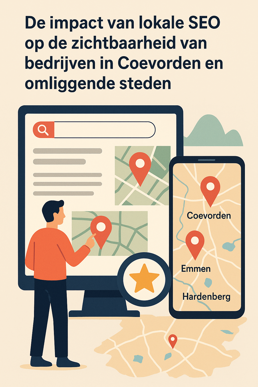 De impact van lokale SEO op de zichtbaarheid van bedrijven in Coevorden en omliggende steden