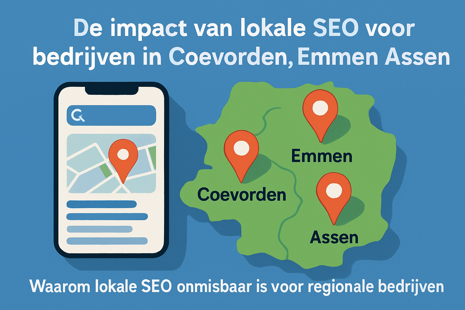 De impact van lokale SEO voor bedrijven in Coevorden, Emmen en Assen