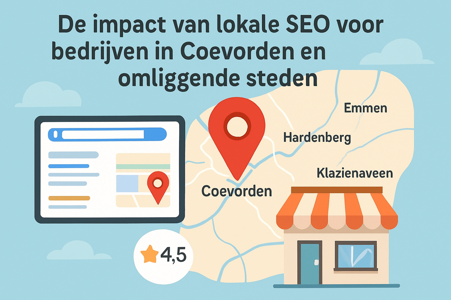 De impact van lokale SEO voor bedrijven in Coevorden en omliggende steden