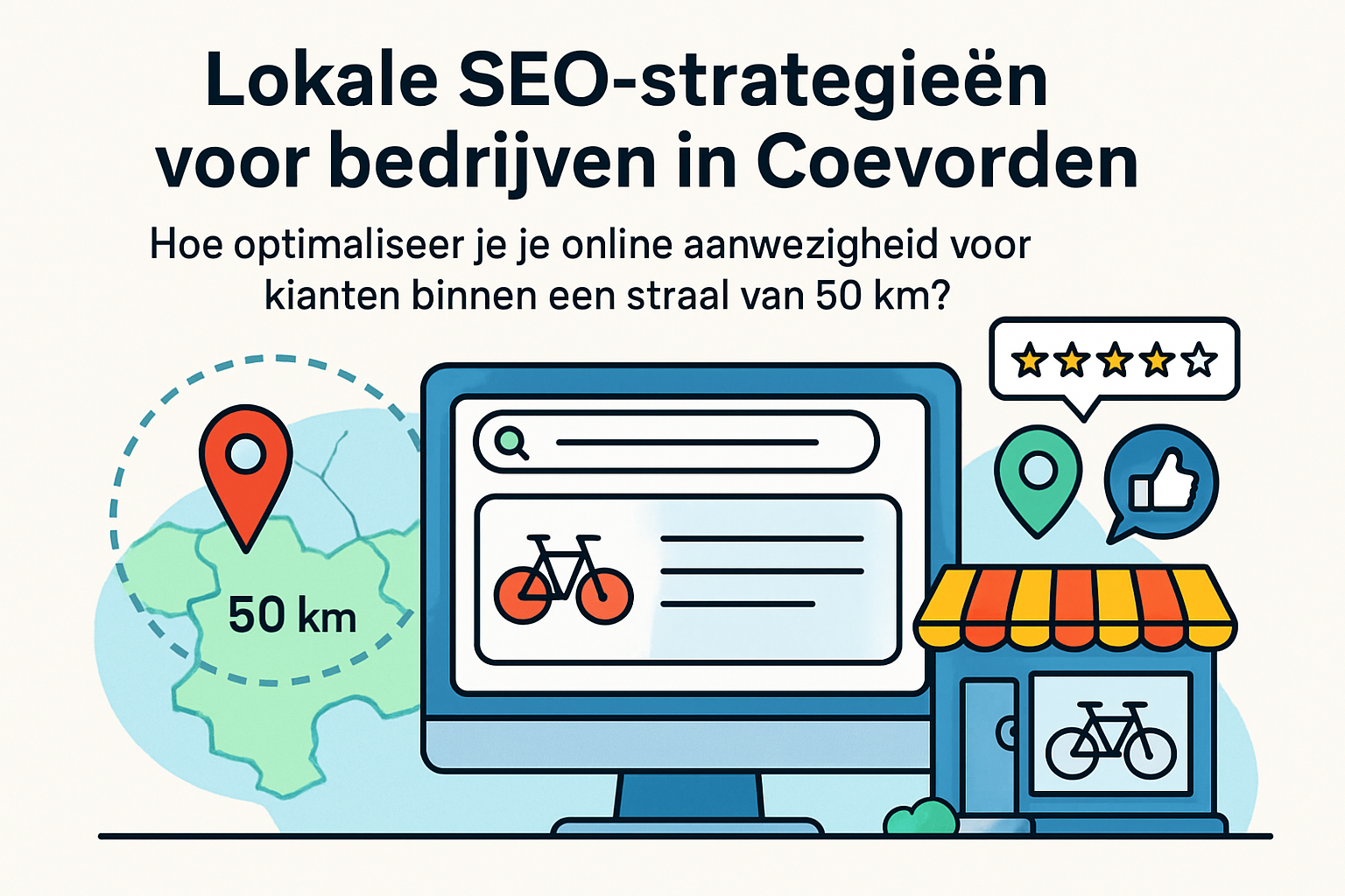 Lokale SEO-strategieën voor bedrijven in Coevorden: Hoe optimaliseer je je online aanwezigheid voor klanten binnen een straal van 50 km?