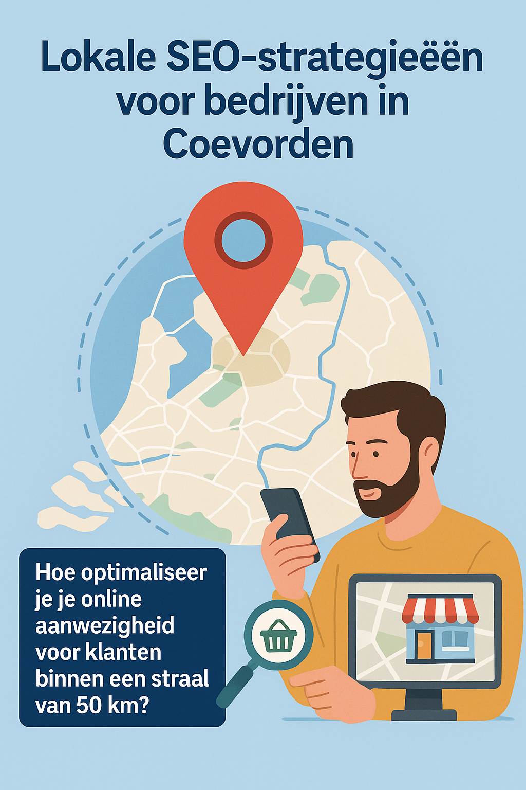 Lokale SEO-strategieën voor bedrijven in Coevorden: Hoe optimaliseer je je online aanwezigheid voor klanten binnen een straal van 50 km?