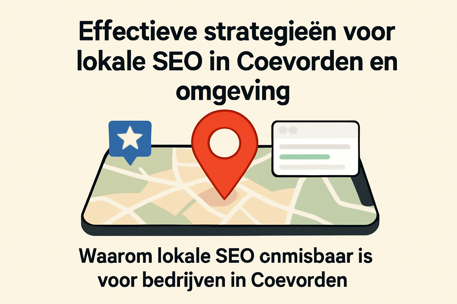 Effectieve strategieën voor lokale SEO in Coevorden en omgeving