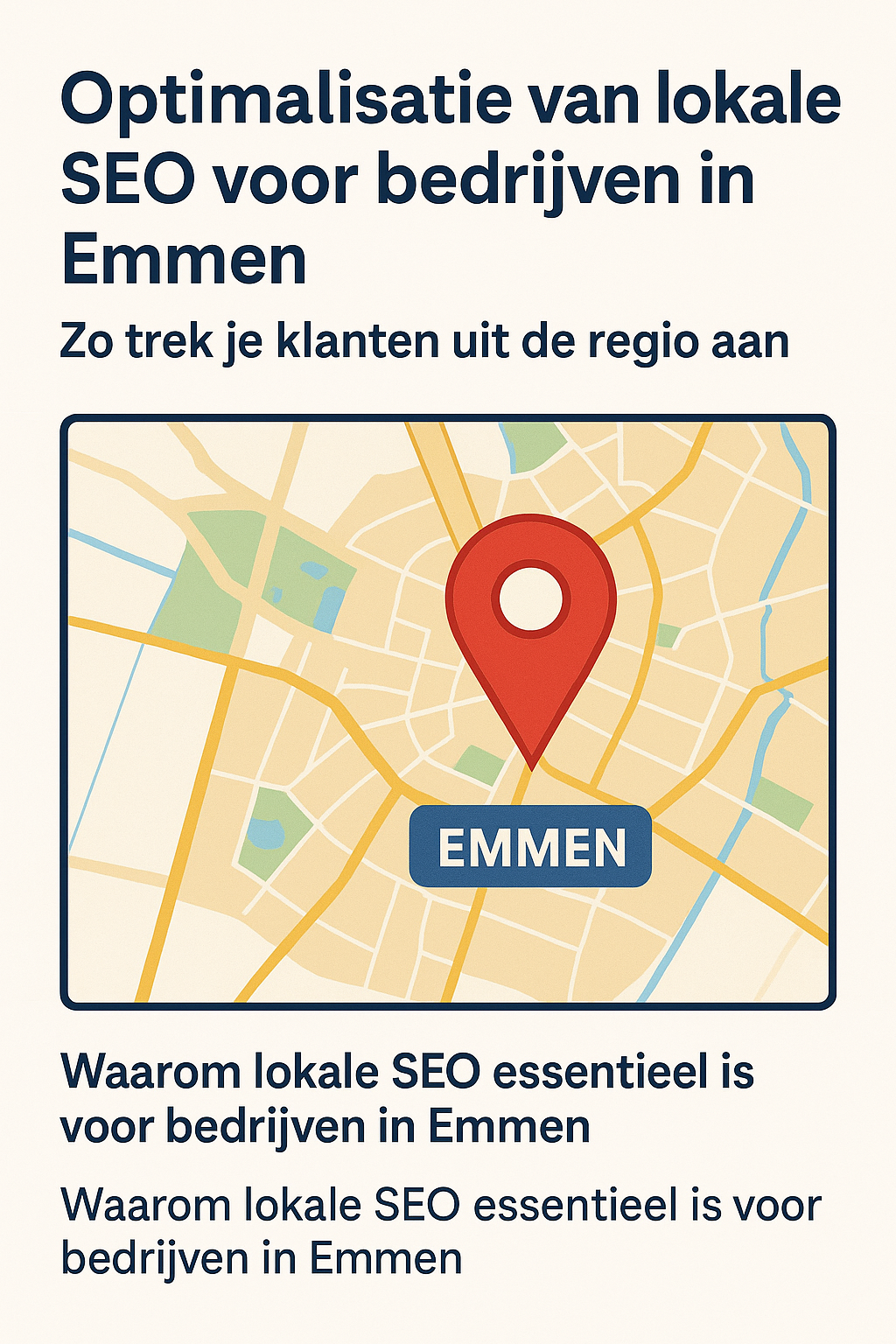 Optimalisatie van lokale SEO voor bedrijven in Emmen: Zo trek je klanten uit de regio aan