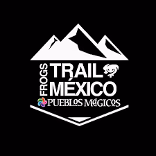 Logotipo de Frogs Trail México, circuito Pueblos Mágicos