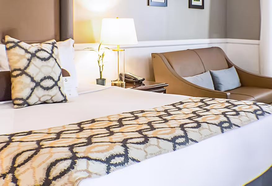 The Garden City Hotel guestroom