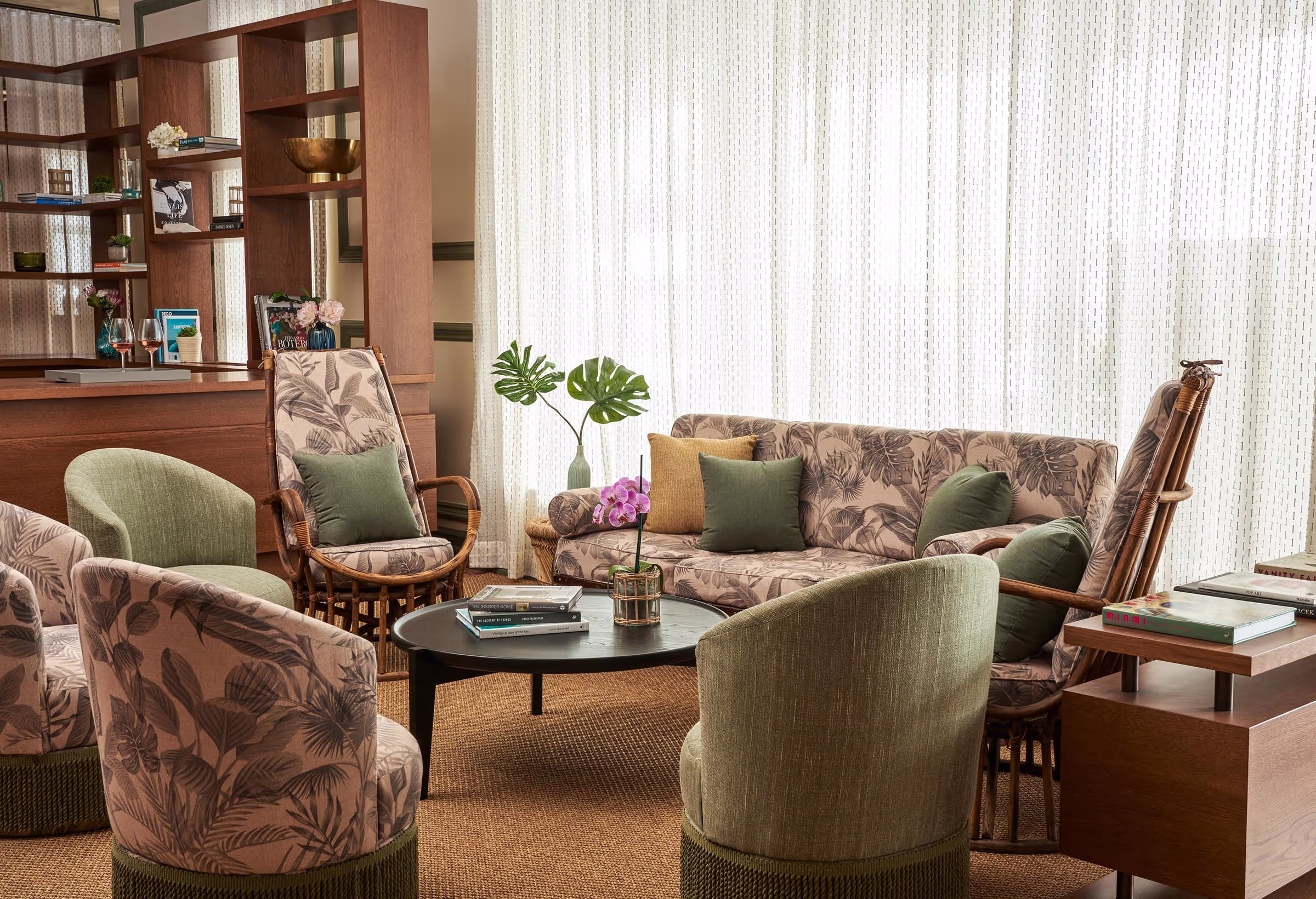 Lobby Lounge Area at The Balfour Hotel Miami Beach