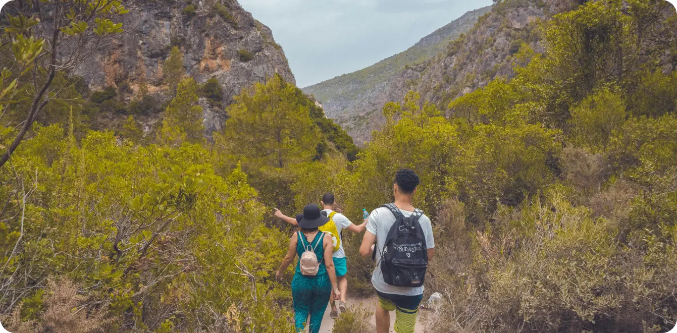 What is a walking holiday?