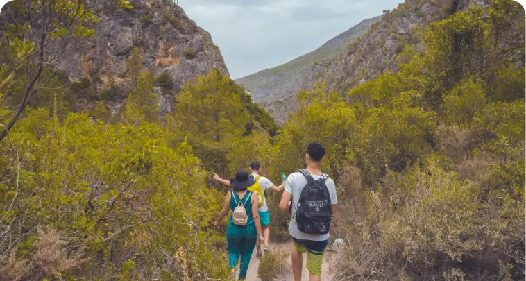What is a walking holiday?