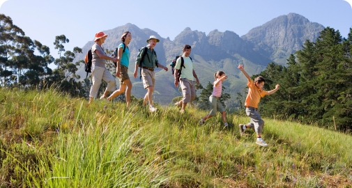 Walking holidays popularity in South Africa 
