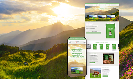 Portfolio Bild für Online Shop im Tierfutter-Bereich