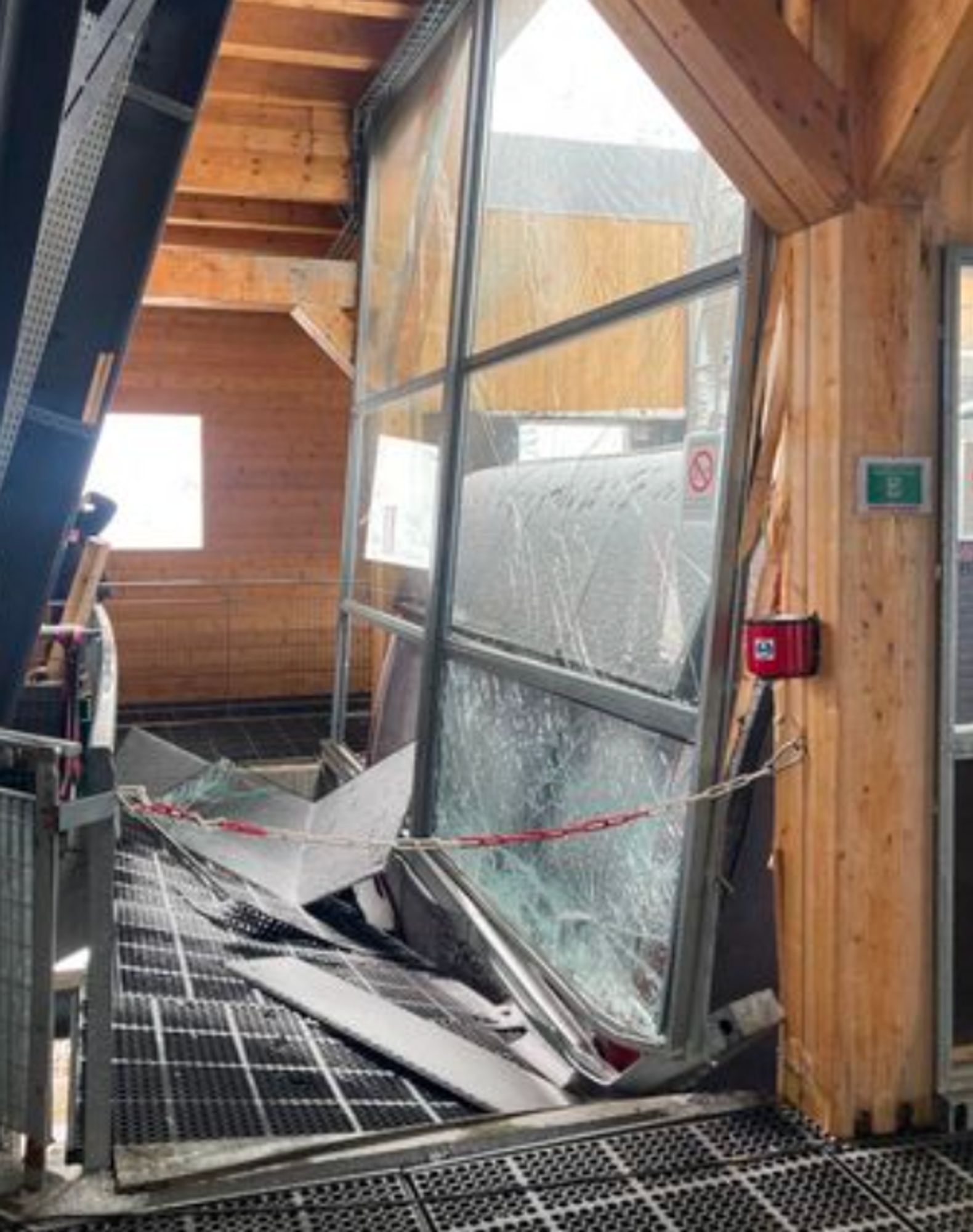 Damage in the valley station (STRMTG)
