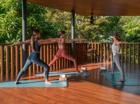 Private yoga session