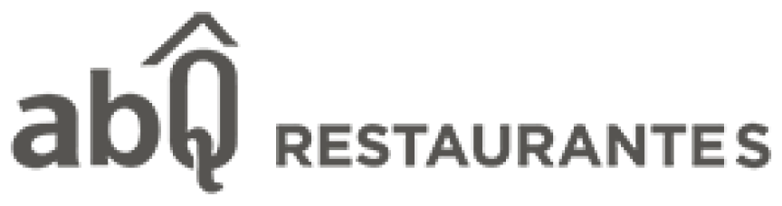 Logo of abQ Restaurantes with stylized letters and a roof-like accent over the Q.
