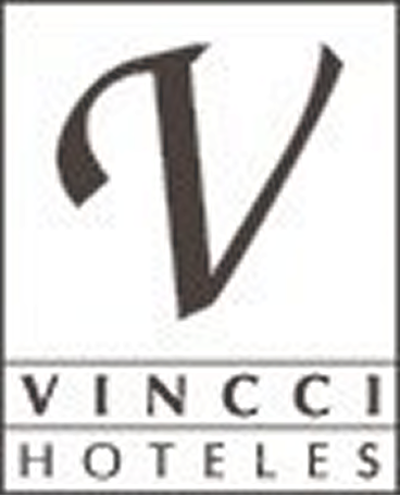Logo featuring a stylized letter V above the words 'VINCCI HOTELES'.