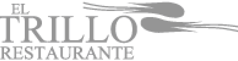 Logo of El Trillo Restaurante with stylized spoon and fork illustration.