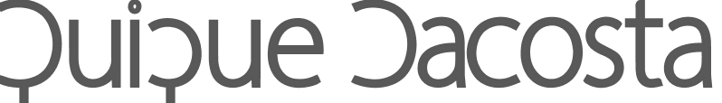 Stylized text logo of the name Quique Dacosta in thin, modern font.