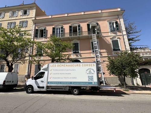 Déménagement des professionnels en corse