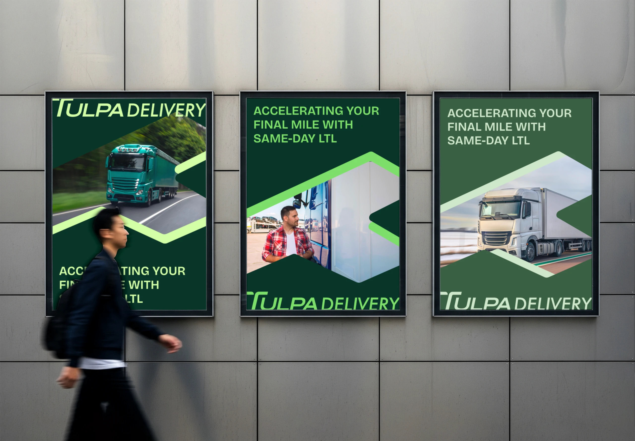 Tulpa Delivery Logo & Landing Page Design