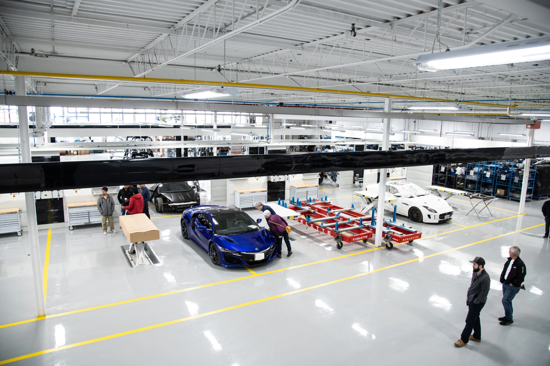 Repairing composite structures in exotic cars