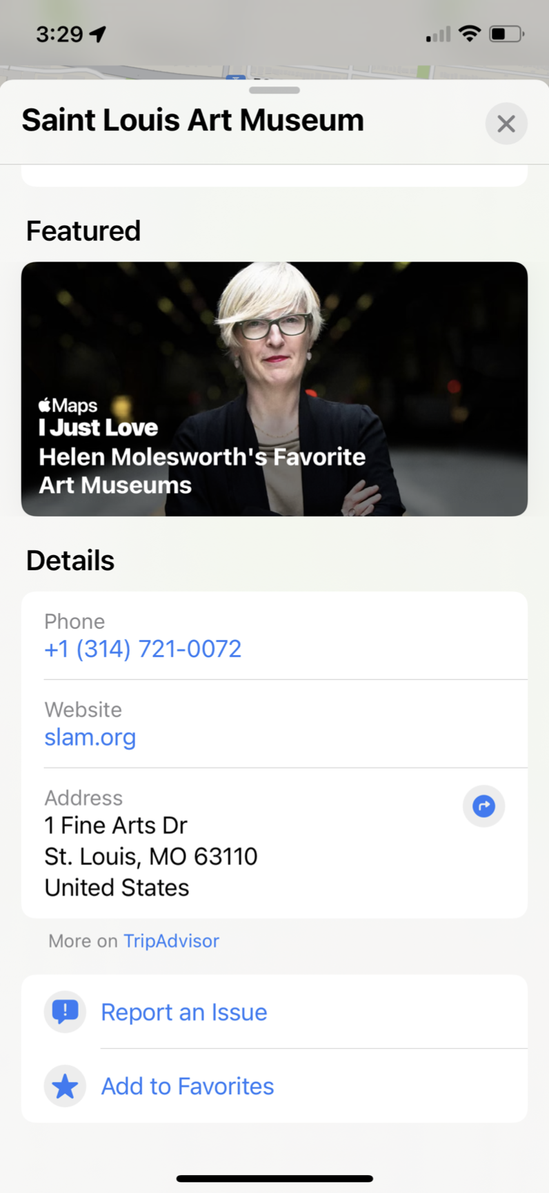 Apple Maps landing page