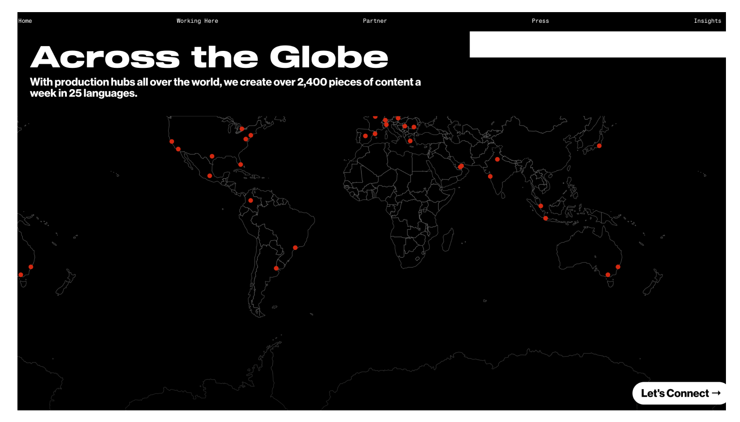 world map under vice news