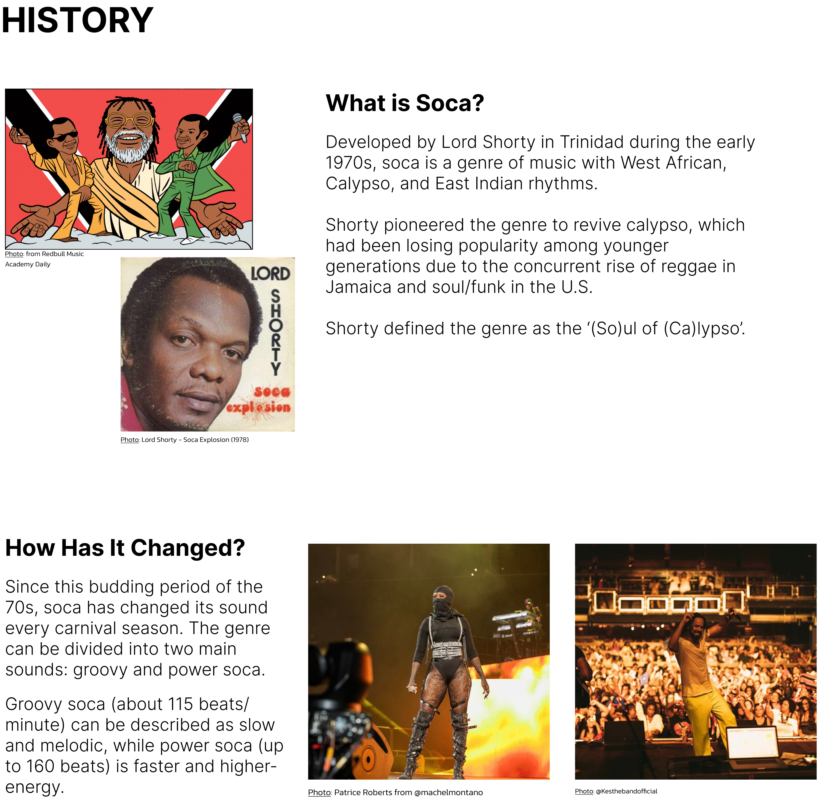 history of soca page layout 2