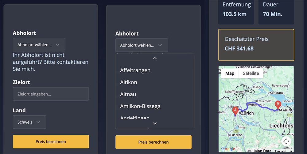 App für individuelles Buchungssystem