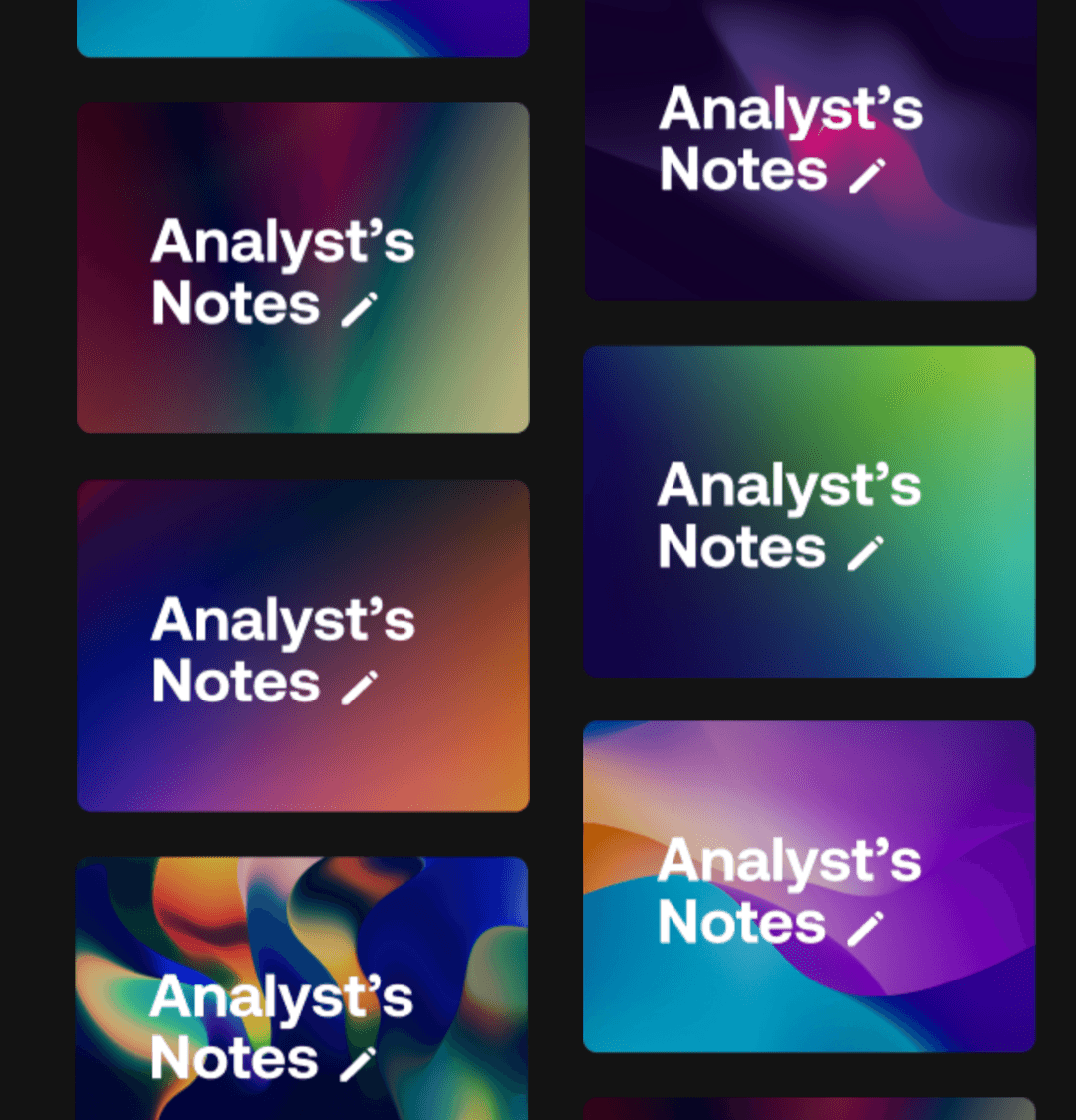 Analyst Note Analyst's Notes