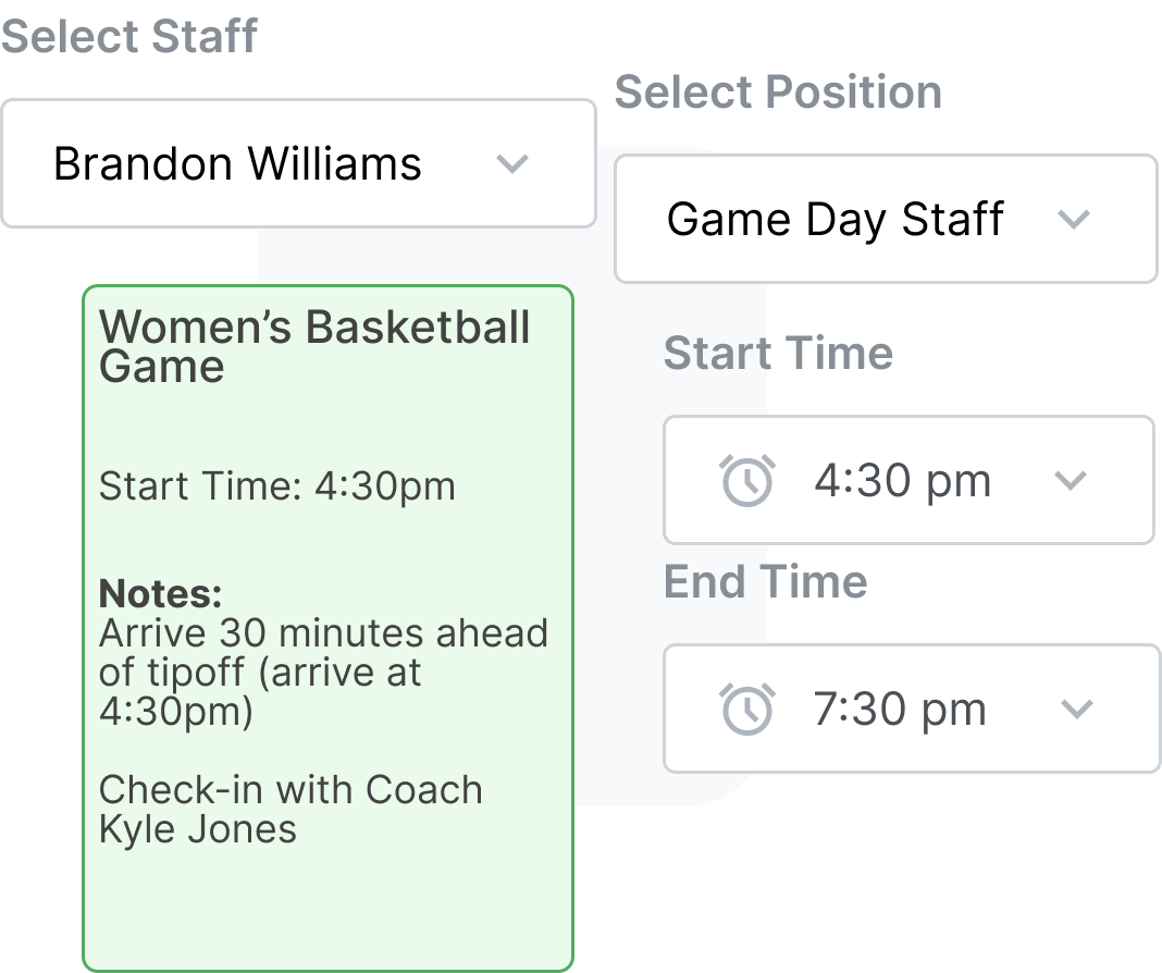 Student Worker Scheduling