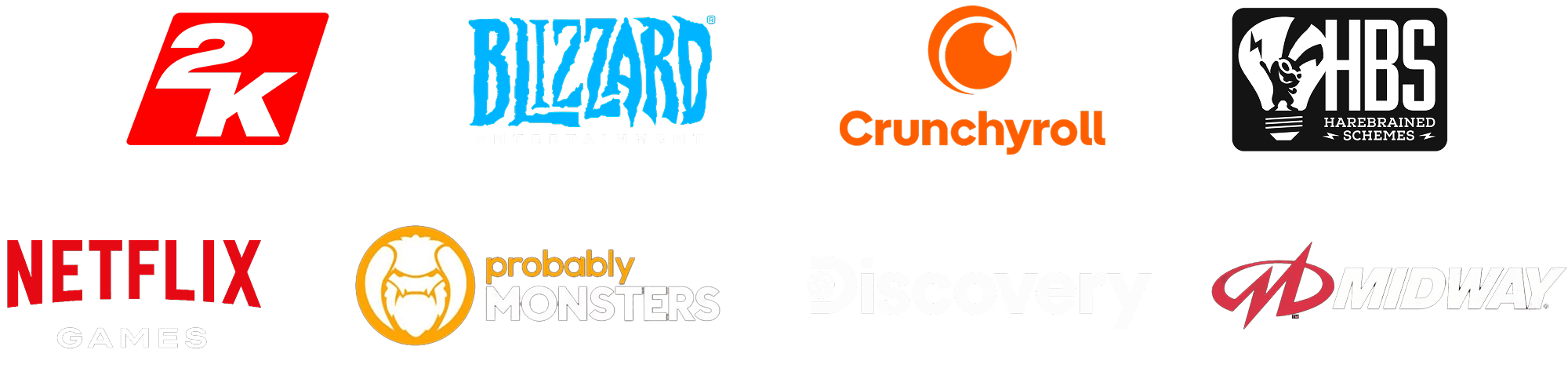 Midwest games past leadership logos