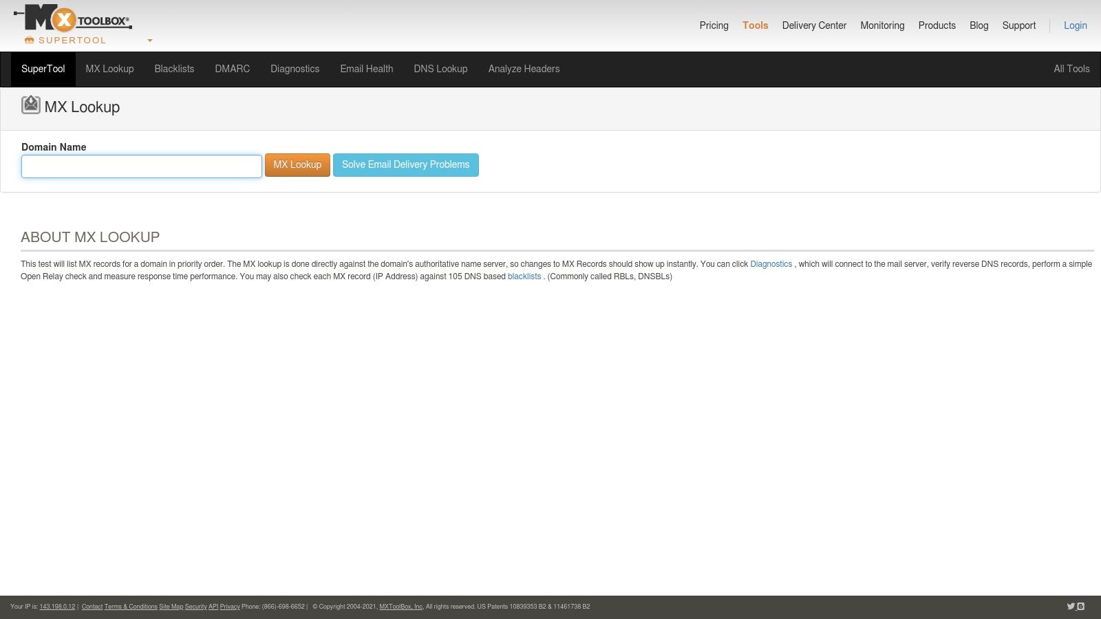 MxToolbox