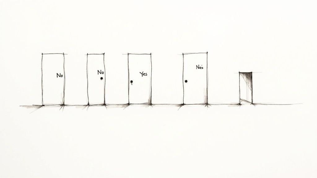 Every 'no' gets you closer to a 'yes'