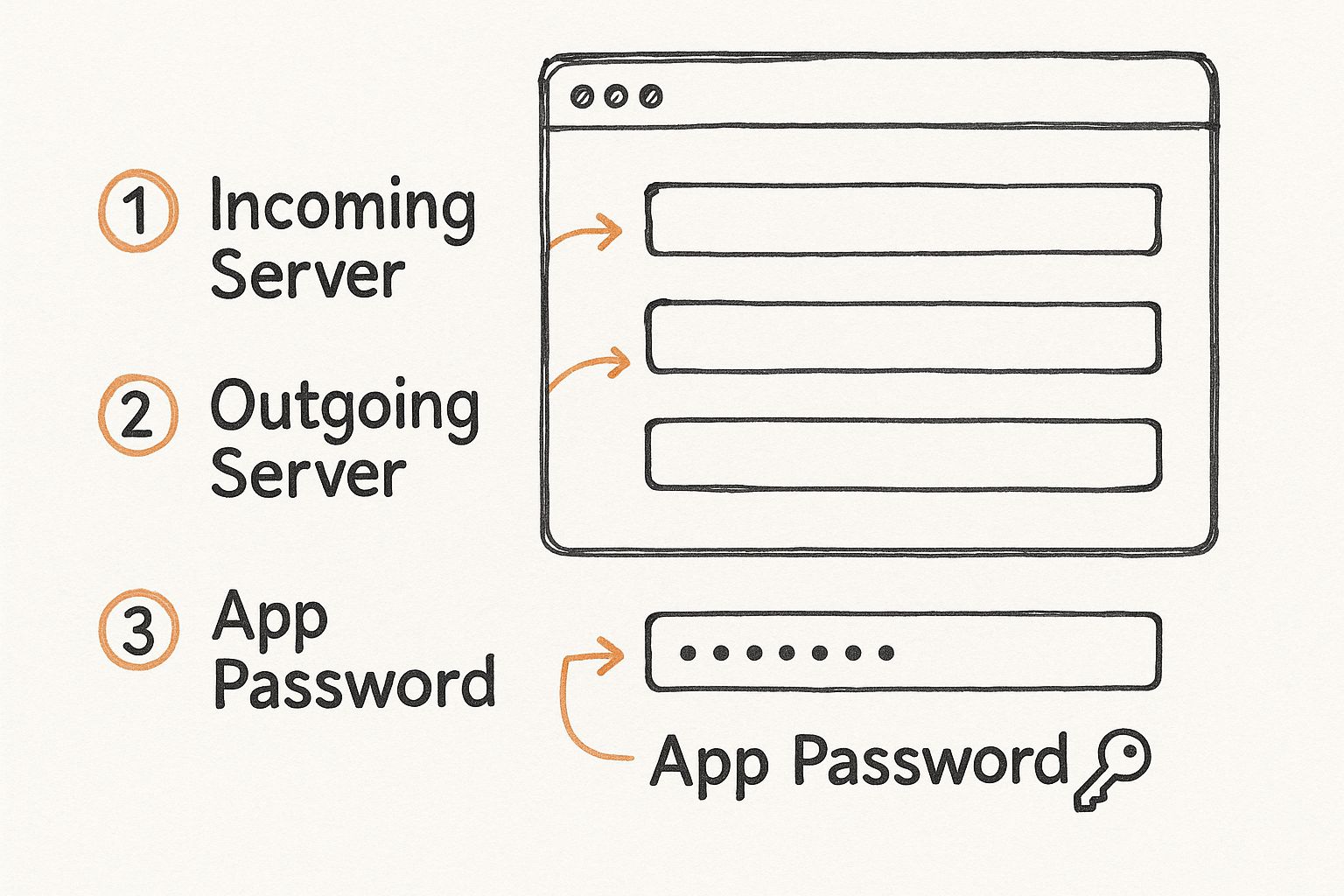 Infographic about gmail smtp settings imap
