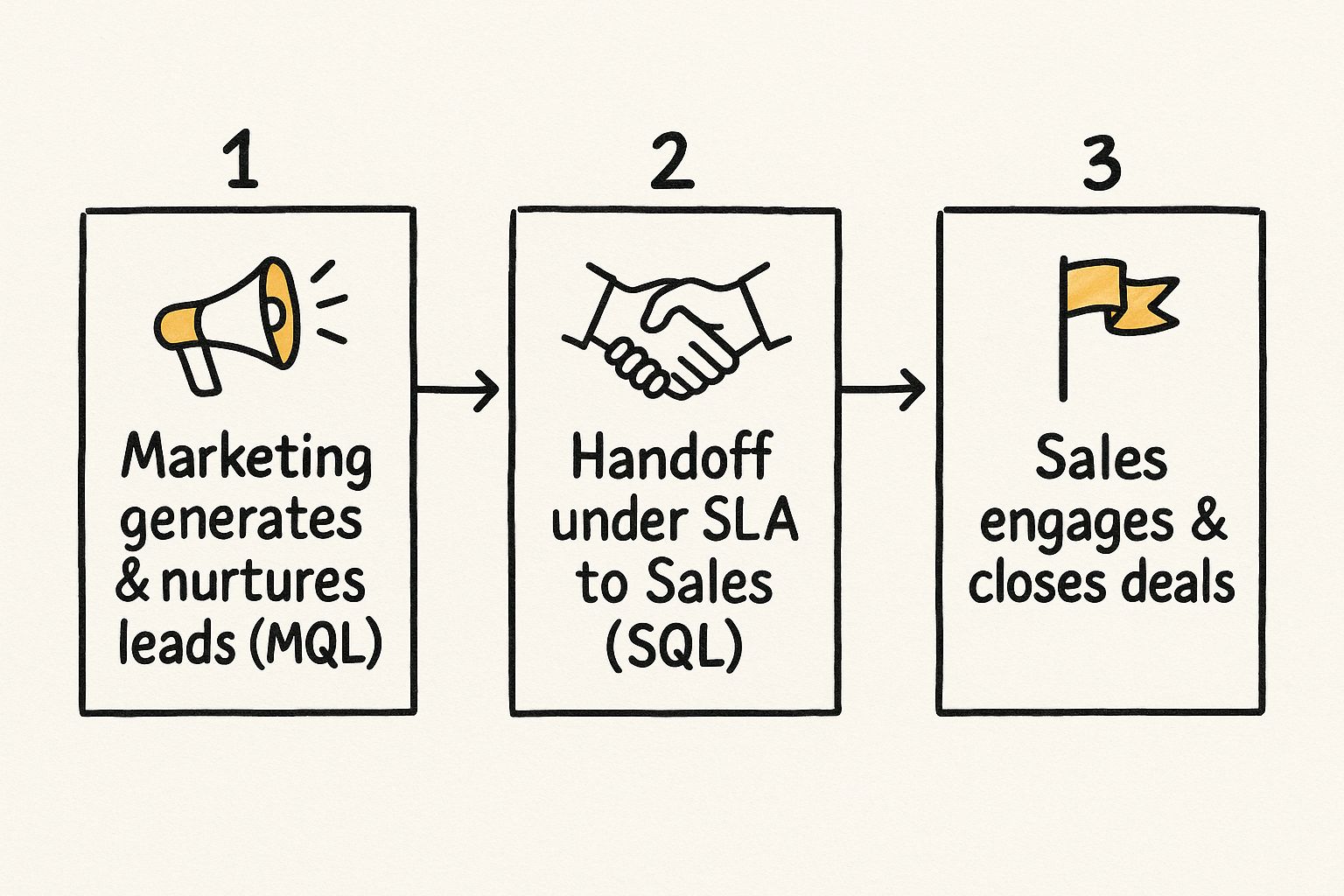 Infographic about lead vs prospect