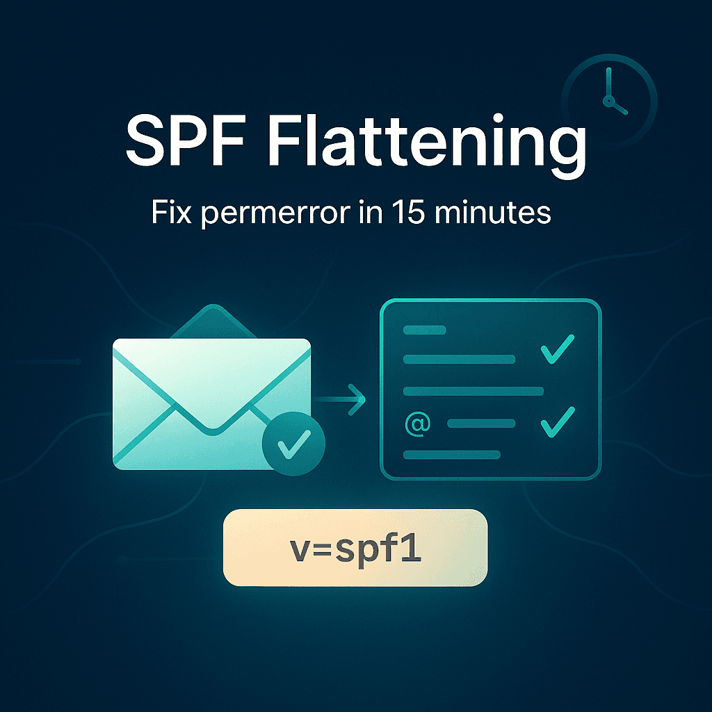 SPF flattening: fix permerror in under 15 minutes