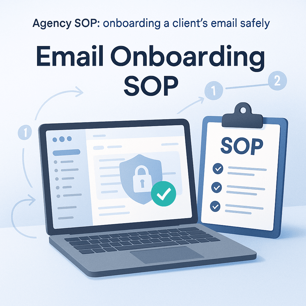 Agency SOP: onboarding a client’s email safely