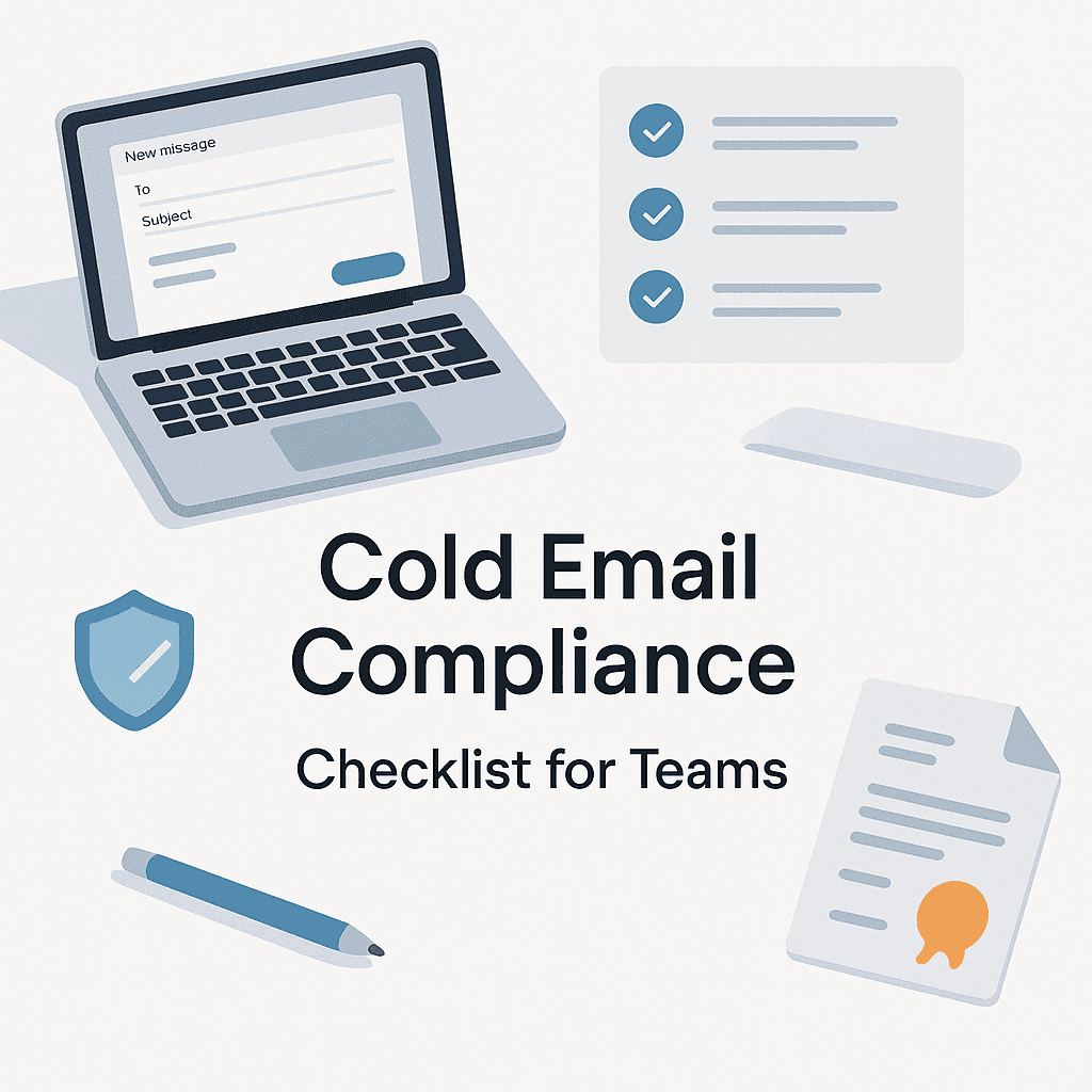 Cold email compliance: a simple checklist for teams