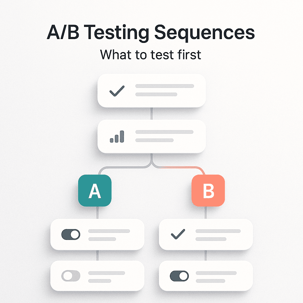 A/B testing for sequences: what to test first