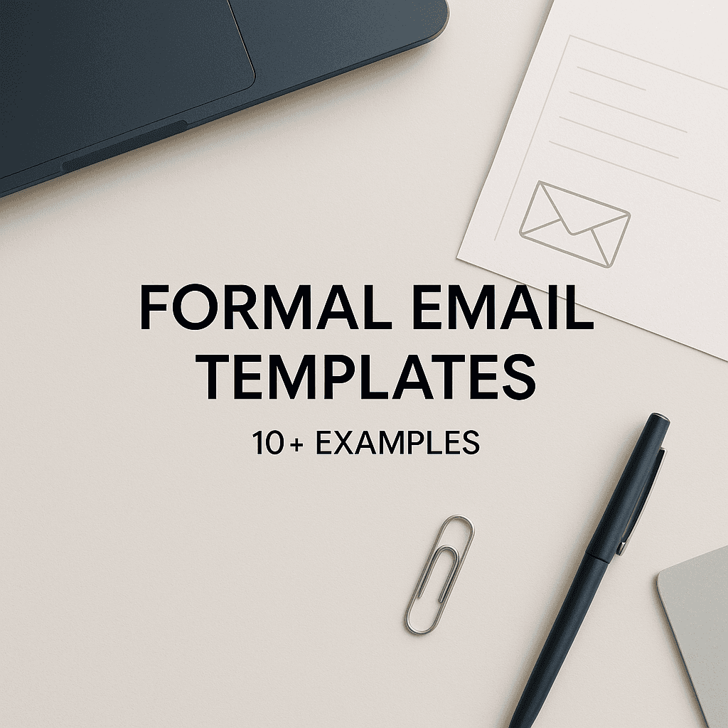 10+ Formal Email Examples + Templates