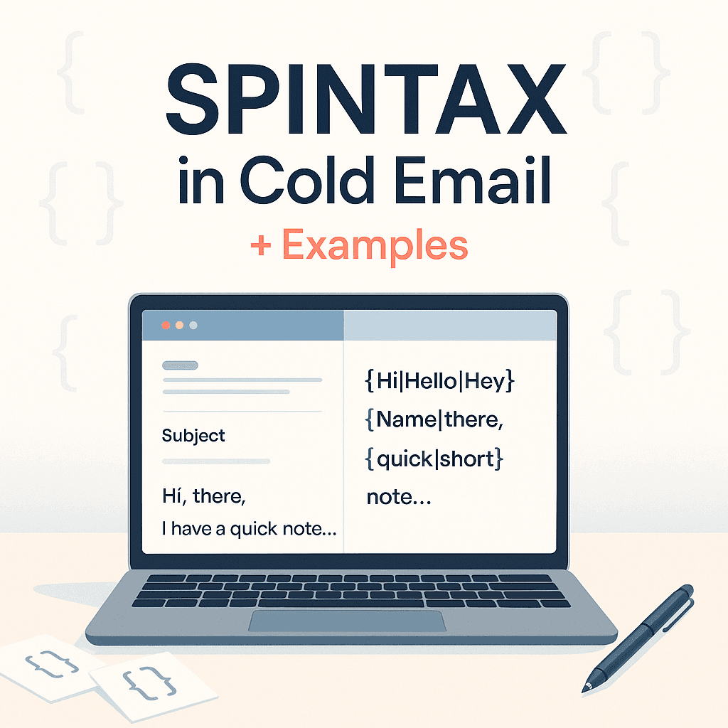What is SPINTAX in Cold Email + Examples