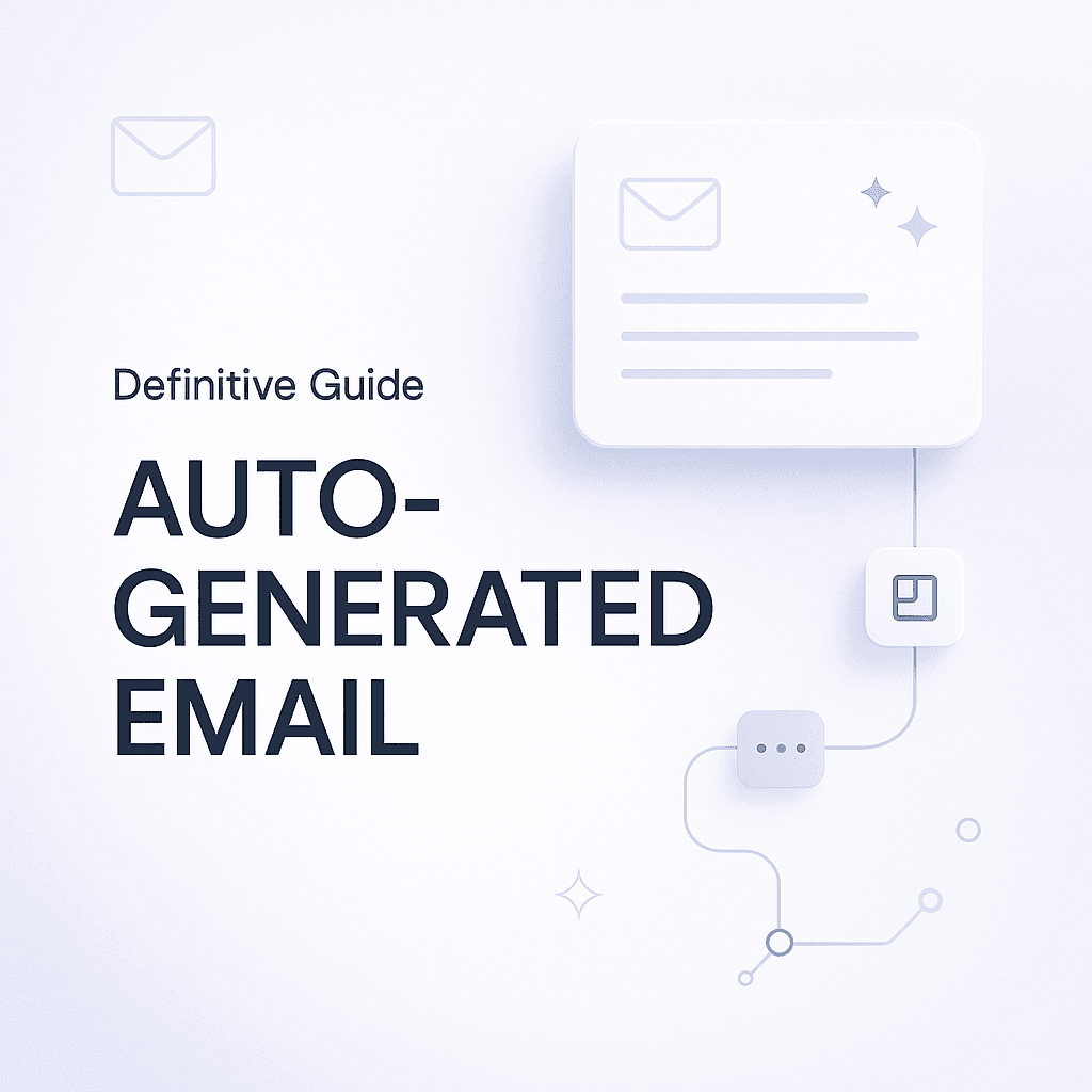The Definitive Guide to Auto-Generated Email