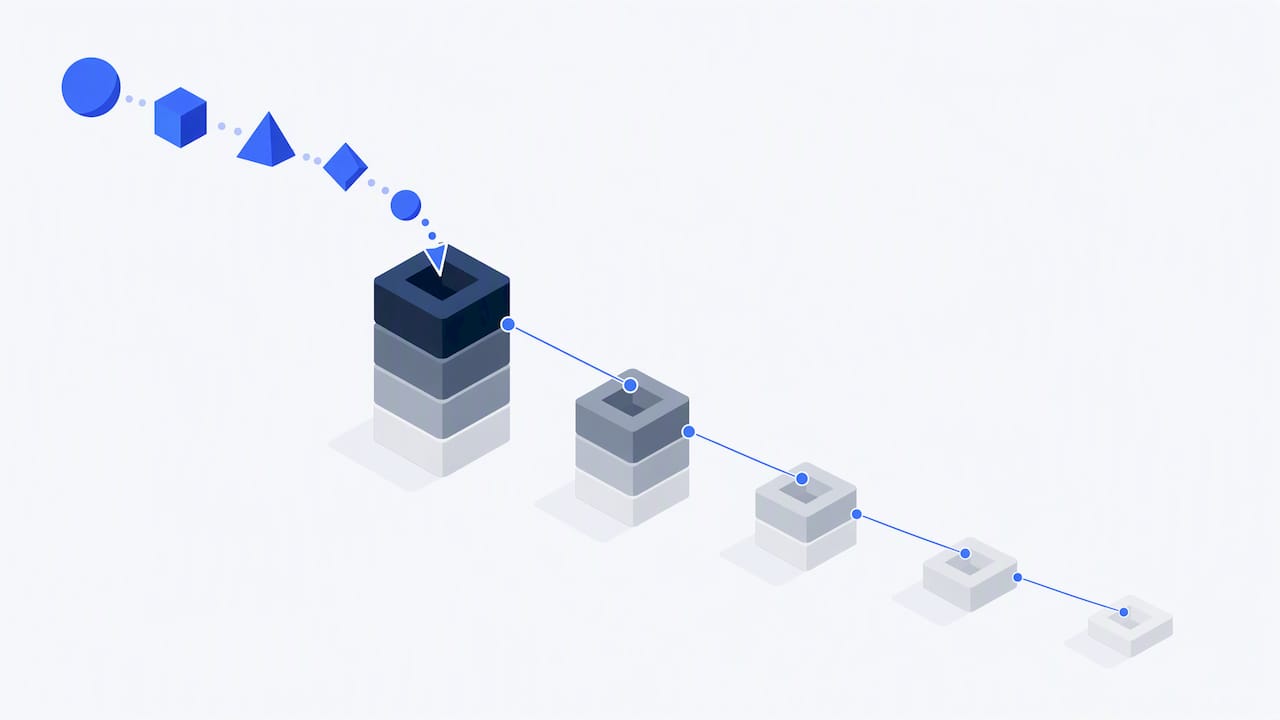 Illustration showing intent signals losing freshness